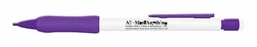 Mechanical Pencils - White Barrel with Rubber Grip - Refillable