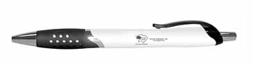 Catalina - Retractable Ball Point Pen with Rubber Grip