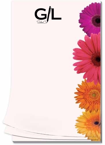50 Page 3-1/2 x 5-1/2 Paper Note Pad