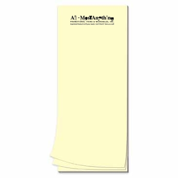25 Page 3-1/2 x 8-1/2 Paper Note Pad