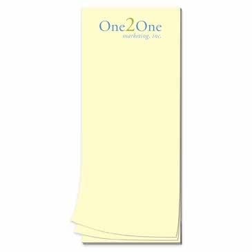 25 Page 3-1/2 x 8-1/2 Paper Note Pad