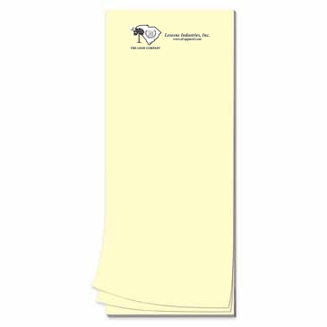 25 Page 3-1/2 x 8-1/2 Paper Note Pad