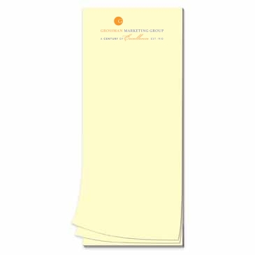 25 Page 3-1/2 x 8-1/2 Paper Note Pad
