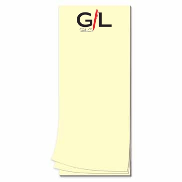 25 Page 3-1/2 x 8-1/2 Paper Note Pad