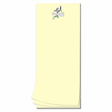 25 Page 3-1/2 x 8-1/2 Paper Note Pad