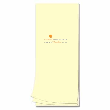50 Page 3-1/2 x 8-1/2 Paper Note Pad
