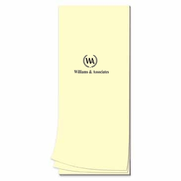 50 Page 3-1/2 x 8-1/2 Paper Note Pad