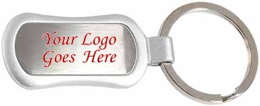 Oval Metal Keytag