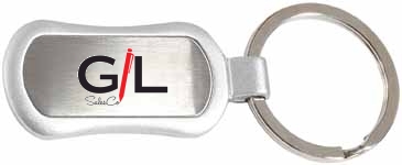 Oval Metal Keytag