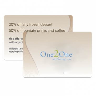 Loyalty Card | 2 1/8" x 3 3/8" | Laminated Plastic
