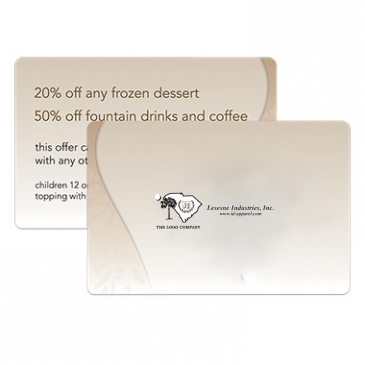Loyalty Card | 2 1/8" x 3 3/8" | Laminated Plastic