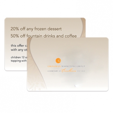 Loyalty Card | 2 1/8" x 3 3/8" | Laminated Plastic