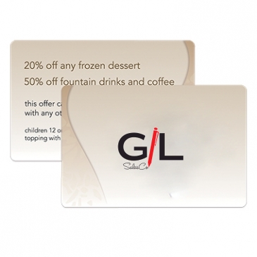Loyalty Card | 2 1/8" x 3 3/8" | Laminated Plastic