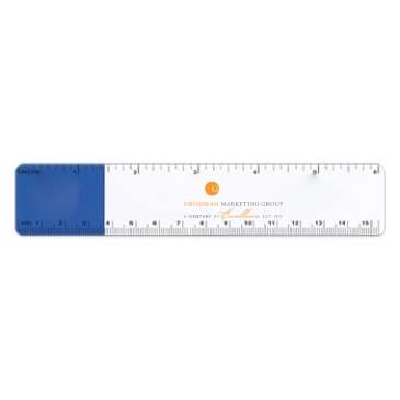 Plastic Ruler | 1 3/16" x 6 3/16" | .020" Thickness | Full Color
