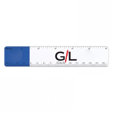 Plastic Ruler | 1 3/16" x 6 3/16" | .020" Thickness | Full Color