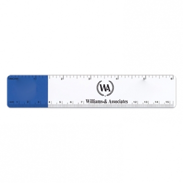 Plastic Ruler | 1 3/16" x 6 3/16" | .020" Thickness | Full Color