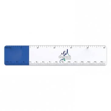 Plastic Ruler | 1 3/16" x 6 3/16" | .020" Thickness | Full Color