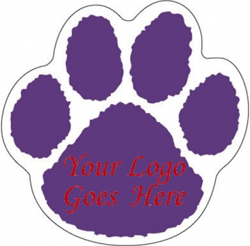 Sports Magnet | Paw Print | 5 3/4" dia. | .030" Thickness