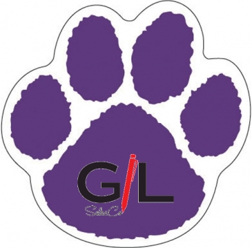 Sports Magnet | Paw Print | 5 3/4" dia. | .030" Thickness