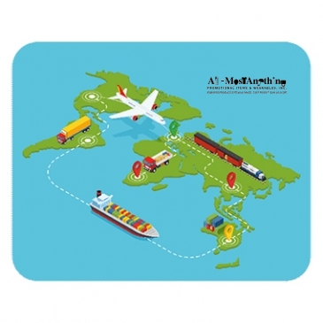 Sublimated Soft Mouse Pad | Rectangle | 6" x 7 1/2" | 1/8" Backin