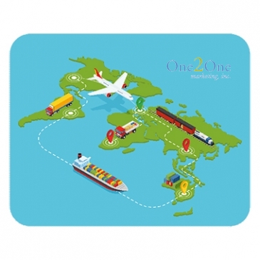 Sublimated Soft Mouse Pad | Rectangle | 6" x 7 1/2" | 1/8" Backin