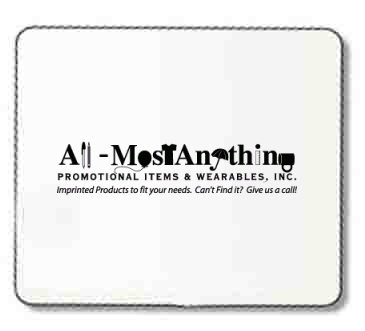 Sublimated Soft Mouse Pad | Rectangle | 9" x 10 1/2" | 1/8" Backi