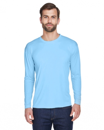 UltraClub Adult Cool & Dry Sport Long-Sleeve Performance Interloc
