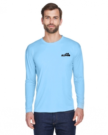 UltraClub Adult Cool & Dry Sport Long-Sleeve Performance Interloc