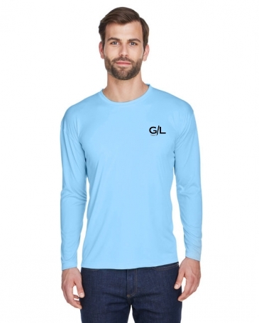 UltraClub Adult Cool & Dry Sport Long-Sleeve Performance Interloc