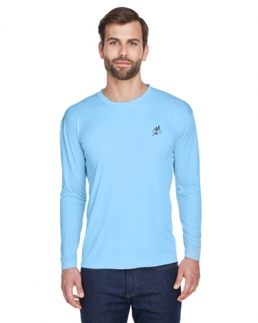 UltraClub Adult Cool & Dry Sport Long-Sleeve Performance Interloc