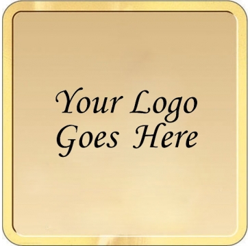 Embossed Foil Seal | Square | 1 1/4" x 1 1/4"