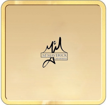 Embossed Foil Seal | Square | 1 1/4" x 1 1/4"