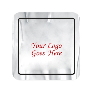 Embossed Foil Seal | Square | 1 1/2" x 1 1/2"