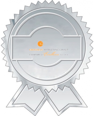 Embossed Foil Seals With Matte Finish