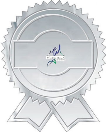 Embossed Foil Seals With Matte Finish