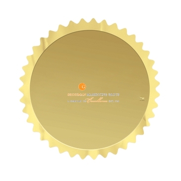 Embossed Foil Seals With Matte Finish