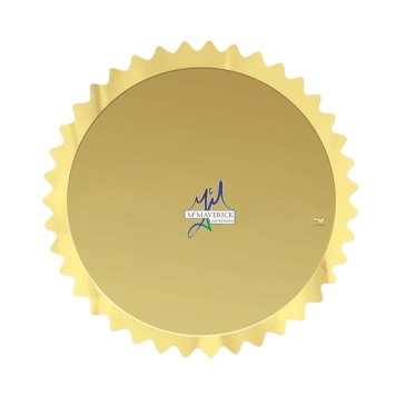 Embossed Foil Seals With Matte Finish