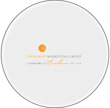 Domed Decal | Circle | 1 1/2" dia.| White Vinyl | Full Color