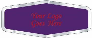 Car-Cal Dealer Decal | Diamond | 1 3/4" x 4 1/4" | Chrome Polyest