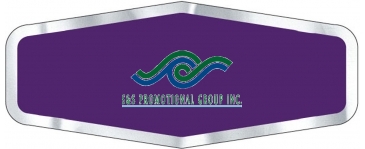 Car-Cal Dealer Decal | Diamond | 1 3/4" x 4 1/4" | Chrome Polyest