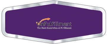 Car-Cal Dealer Decal | Diamond | 1 3/4" x 4 1/4" | Chrome Polyest