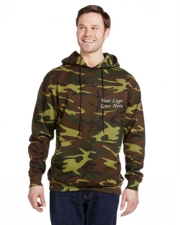 Unisex Camo Fleece Hoodie Sweatshirt