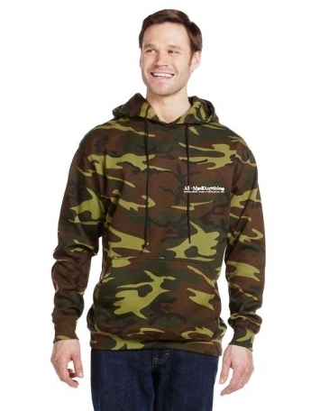 Unisex Camo Fleece Hoodie Sweatshirt