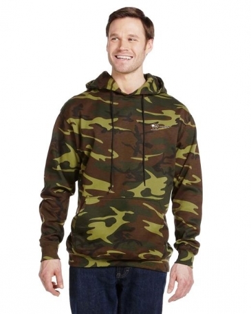 Unisex Camo Fleece Hoodie Sweatshirt