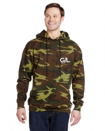 Unisex Camo Fleece Hoodie Sweatshirt
