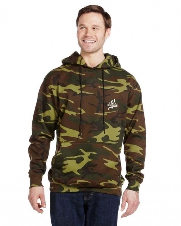 Unisex Camo Fleece Hoodie Sweatshirt