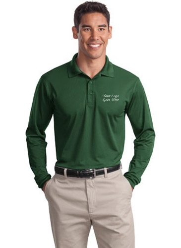 Sport-Tek® Long Sleeve Micropique Sport-Wick® Polo