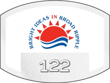 Inside Parking Permit | Flat Side Oval | 1 1/2" x 2" | Horizontal