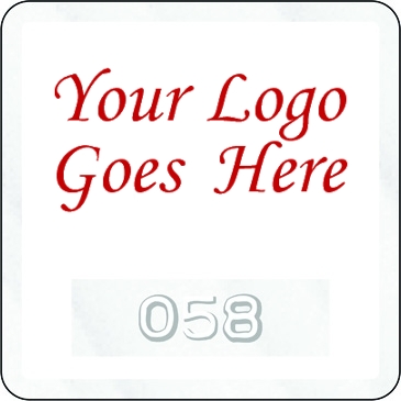 Inside Parking Permit | Square | 1 3/4" x 1 3/4" | Clear Static