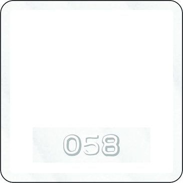 Inside Parking Permit | Square | 1 3/4" x 1 3/4" | Clear Static